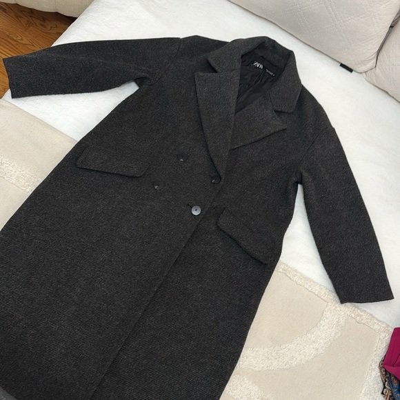 Mid Length Pea Coat | Medium | Oversized - Picture 2 of 4